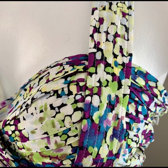 EUC Silk blend Bebe halter top - Picture 2 of 10